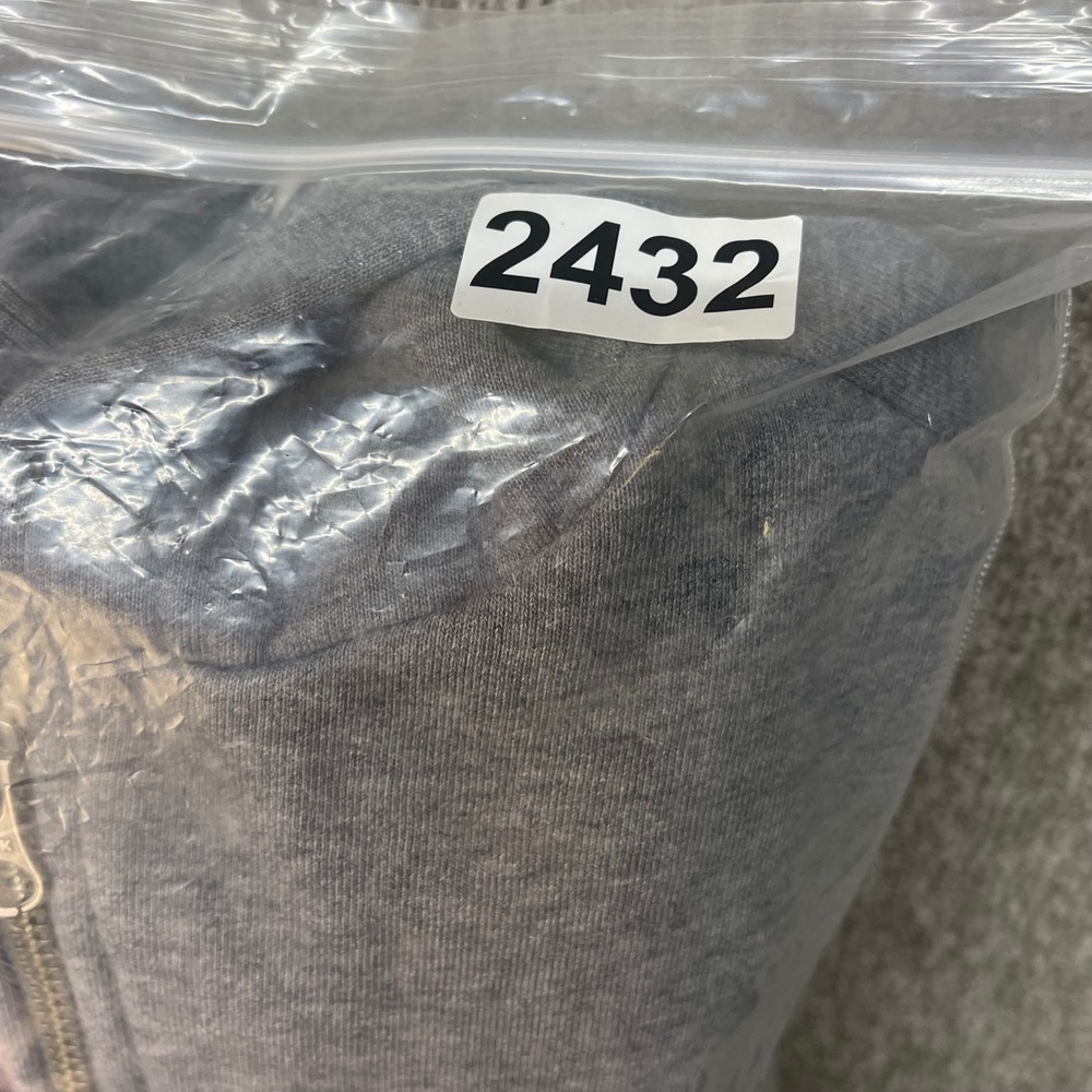 Pact Organic Cotton Full Zip Hoodie Gray XL Sustainable Fleece Sweatshirt - Picture 10 of 10